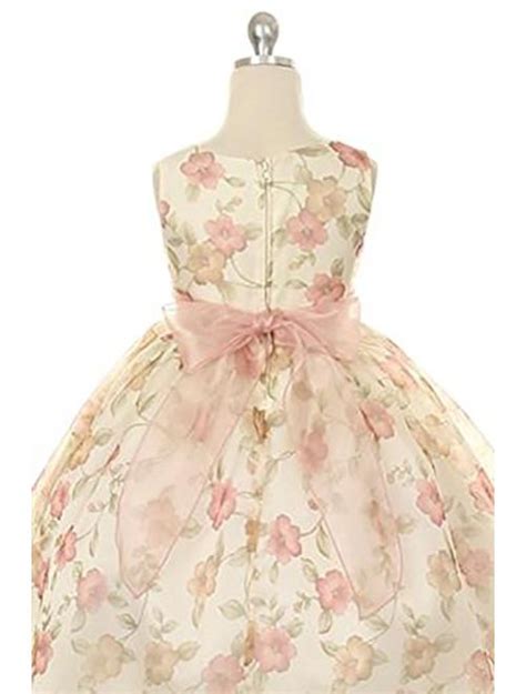 Buy Kids Dream Girls Organza Floral Special Occasion Dress Online