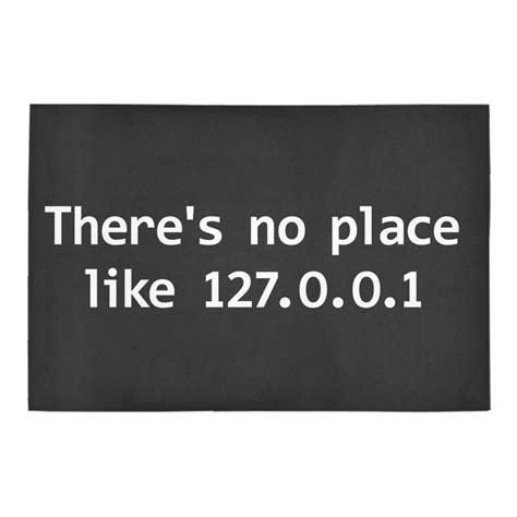 Theres No Place Like 127001 Doormat Codetee