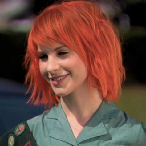 Hayley William S Hair Photo Short Bright Orange Hair Orange Hair