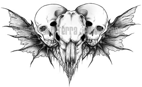 Skull Heart Tattoo By Astasia On Deviantart
