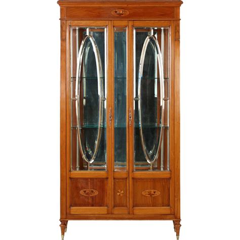 Edwardian Antique Glass Display Cabinet In French Taste From Sillafineantiques On Ruby Lane