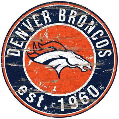 Denver Broncos Distressed 24