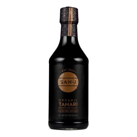 San J Tamari Soy Sauce Organic Case Of 6 20 Fl Oz Case Of 6