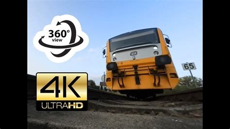 Local Train Runs Over 360° Camera 4k Virtual Reality Youtube