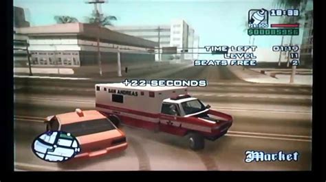 Grand Theft Auto San Andreas Side Missions Paramedic Part 2 Levels 11