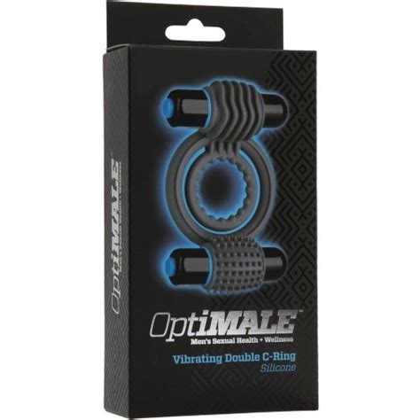 Optimale Silicone Vibrating Double C Ring Slate Sex Toys At Adult Empire