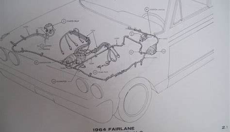 1965 Ford Fairlane Wiring Diagram covers all options! 11x17 | eBay