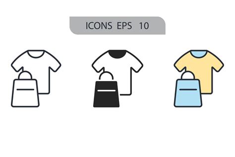 Merchandise Icons Symbol Vector Elements For Infographic Web 8545998