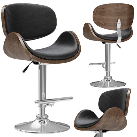 Eames Lounge Bar Stool 3d Model Cgtrader