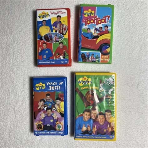 THE WIGGLES VHS Lot Of Wake Up Jeff Wiggle Bay Dance Party Yummy Yummy PicClick CA