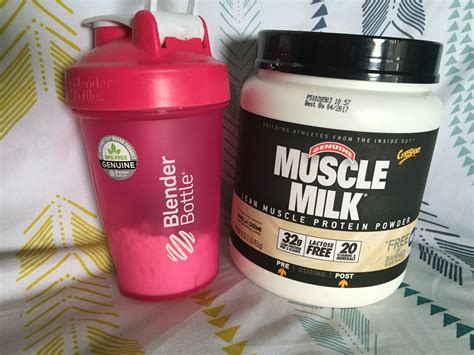 Post Workout Shake For Lean Muscle 1 Scoop Muscle Milk 70 Water 30