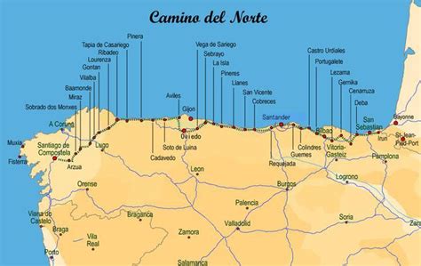 Historia Y Etapas Del Camino Del Norte Camino De Santiago España