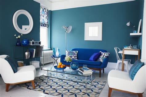 Deep Shades Of Aqua Turquoise And Cobalt Give Any Space A