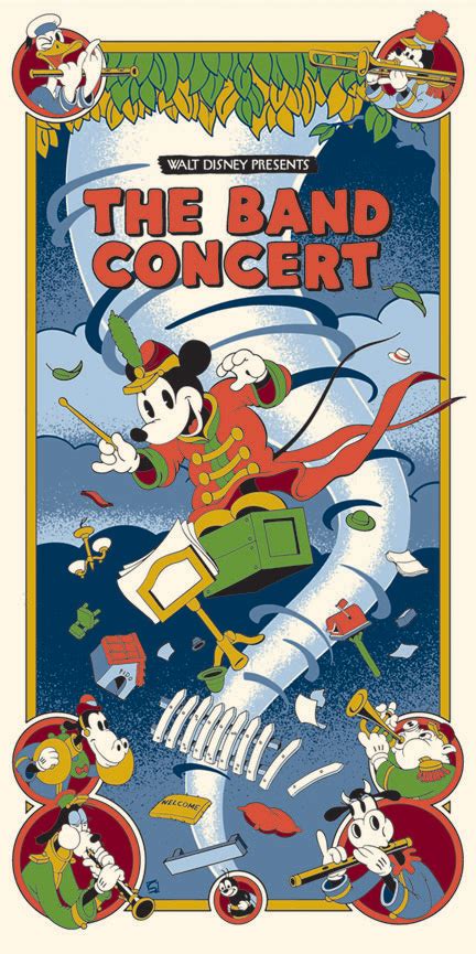 Disneys The Band Concert Poster By Serban Cristescu Now Available