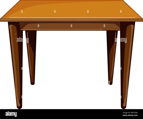 Space Wood Table Cartoon Vector Illustration Stock Vector Image And Art