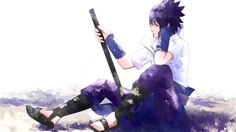 Uchiha Sasuke Sword Profile View Naruto Sit Fondos De Pantalla Sasuke K X