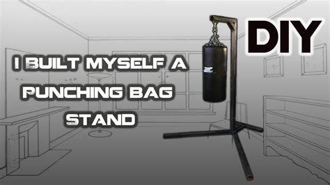 How To Make A Diy Punching Bag Stand Youtube