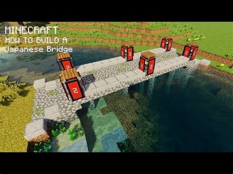 Minecraft How To Build A Japanese Bridge Youtube