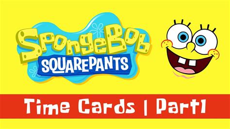 Spongebob Time Cards Compilation Youtube