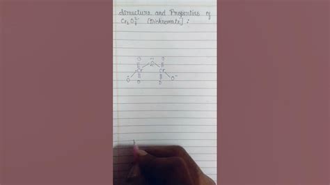 Structure Of Cr2o7 Dichromate Structure Jeemains Jeeadvanced Neet