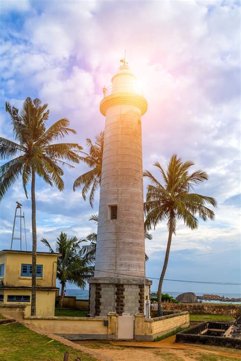 Lighthouse Light Station N Galle Sri Lanka Stock Photo Image Of Cove