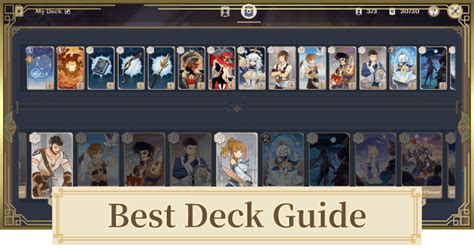 Genshin Best TCG Deck Guide For Genius Invokation Genshin Impact