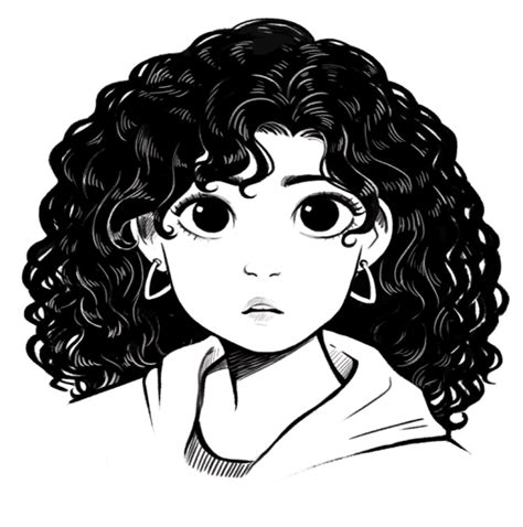 Pin By Bryan Rangel On Style Adopts In 2020 Curly Hair Drawing Character Art Curly Hair Cartoon
