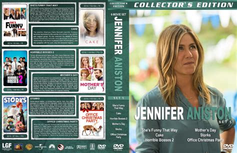 Jennifer Aniston Collection Set 5 2014 2016 R1 Custom Dvd Covers