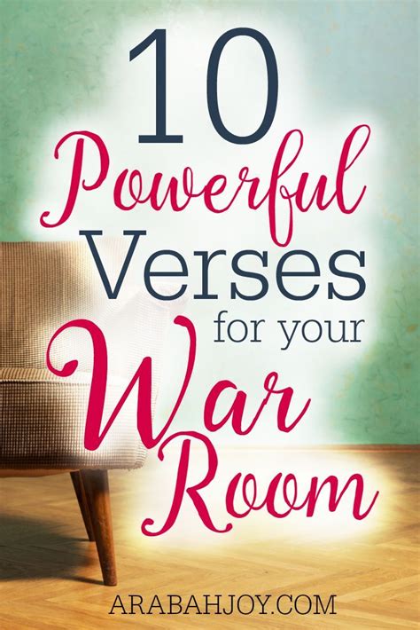 10 Powerful Scriptures For War Room Prayers Free Printable Powerful