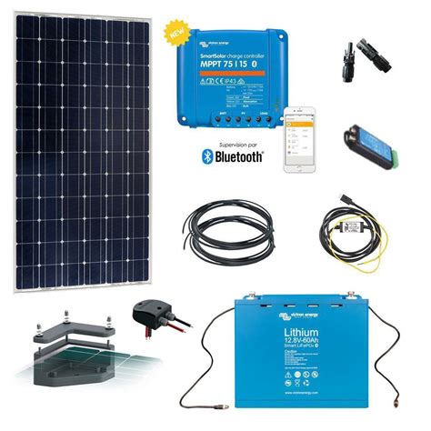 Kit Solaire W Camping Car V Lithium