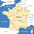 Mapa da França - Europa Destinos