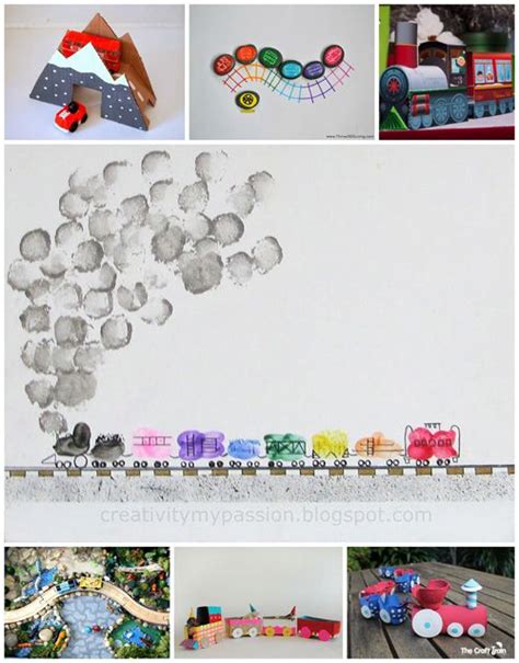 8 Terrific Train Crafts Train Crafts Art For Kids Freight Train Crafts