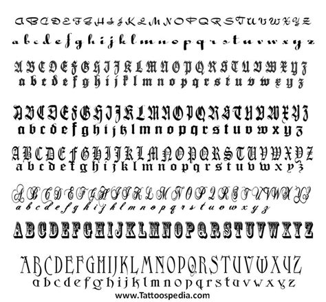 Tattoo Fonts Lettering Generator 1