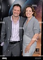 David Hewlett and Jane Loughman at the 'Splice' premiere, held at ...