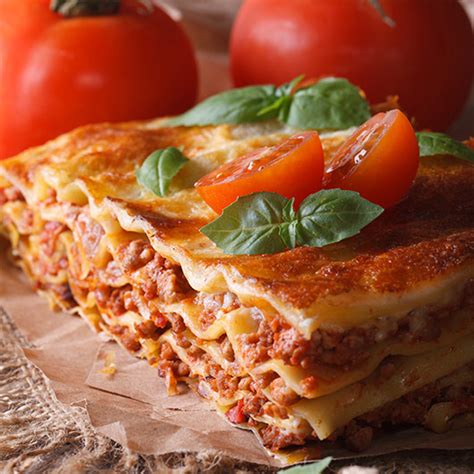LASAGNE À LA VIANDE Les Aliments Saveurs