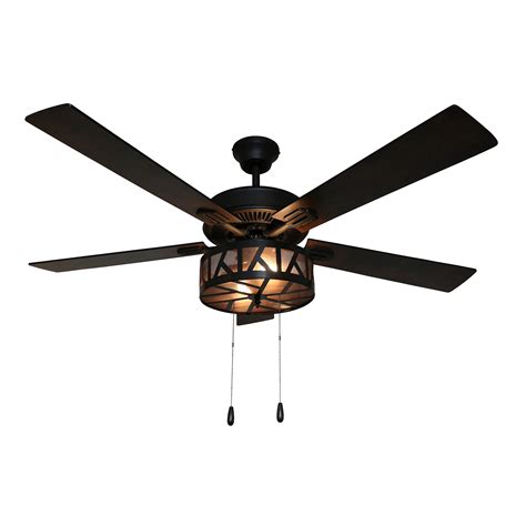 Buy River Of Goods Led Modern Ceiling Fan 52 L X 52 W Metal Caged