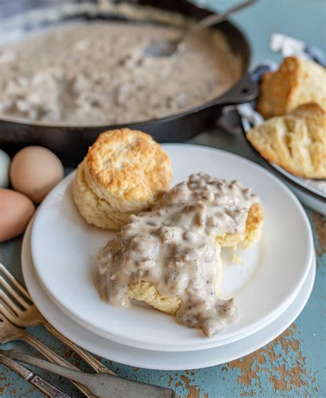 Homemade Biscuits And Gravy Recipe Homemade Biscuits Sausage Gravy