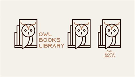 Owl Books Library Branding Identity On Behance