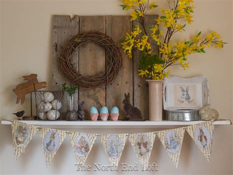 We celebrate the day in a variety of ways. The North End Loft: Rustic Easter Fantel