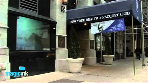 New York Health And Racquet Club Interactive Gesture Window Youtube