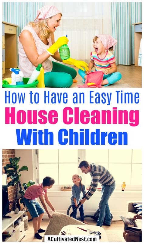 10 Tips For House Cleaning With Your Children A