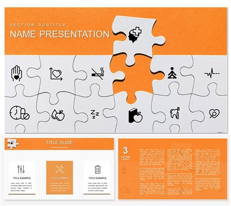 Healthy Lifestyle Tips PowerPoint template in 2020 ...