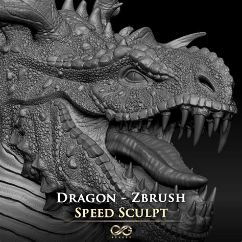 Artstation Dragon Zbrush Speed Sculpt