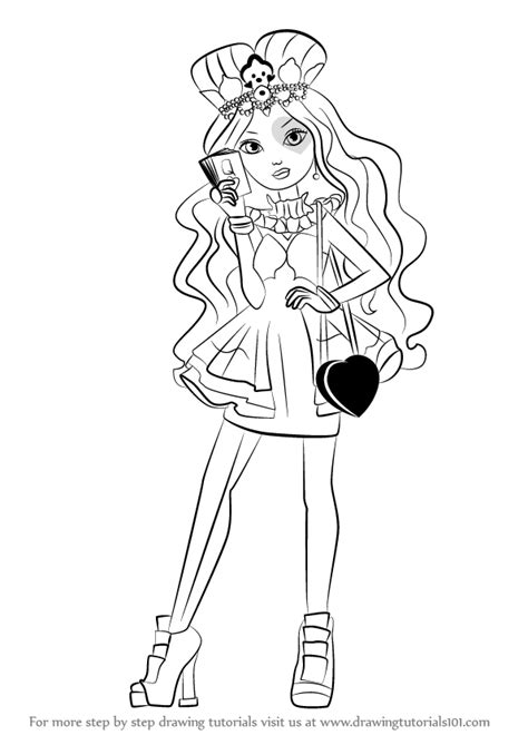 Odila character card by fireflowermaiden on deviantart. Lizzie Hearts Coloring Pages Coloring Pages