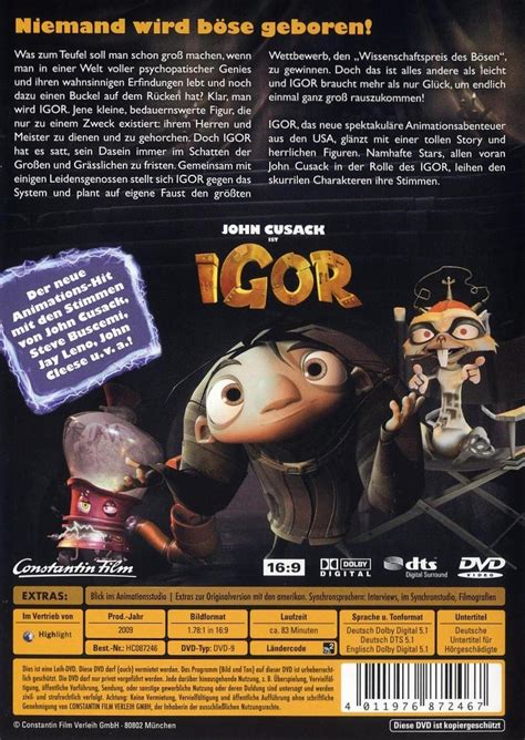 Igor Dvd Blu Ray Oder Vod Leihen Videobusterde