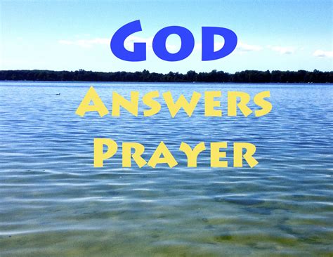God Answers Prayer Craig T Owens
