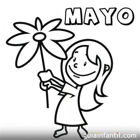 Carteles Del Mes De Mayo Para Imprimir Y Colorear Colorear Imágenes