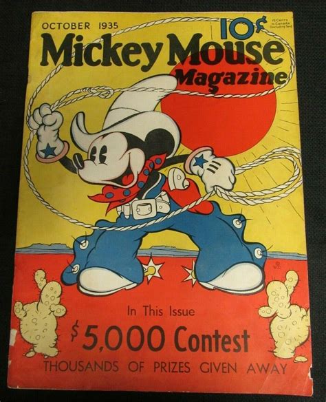 Mickey Mouse Magazine 1935 Vol 1 2 Platinum Age