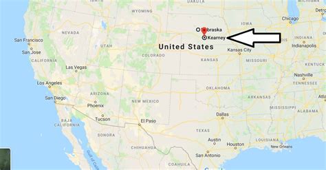 Where Is Kearney Nebraska What County Is Kearney Kearney Map Located