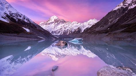 Aoraki Mount Cook New Zealand Picture For Nature Images Hd Hd